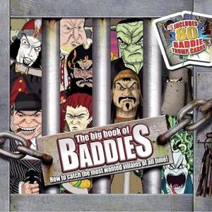 The Big Book of Baddies with 80 Trump Cards by John Townsend Hardcover book